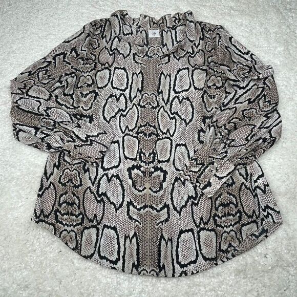 Cabi Serpentine Snakeskin Blouse - Picture 2 of 8